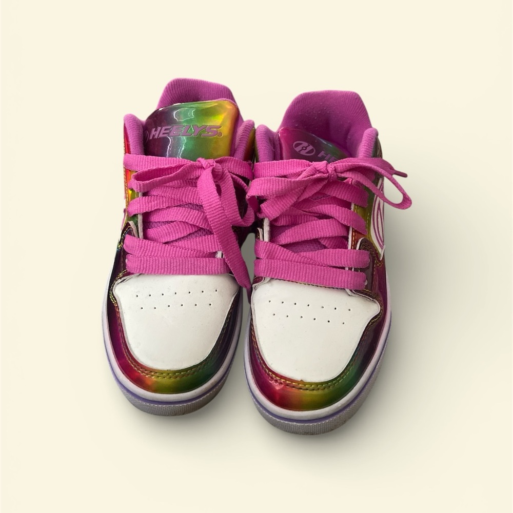 Heelys Kids Pink and Rainbow Sneakers